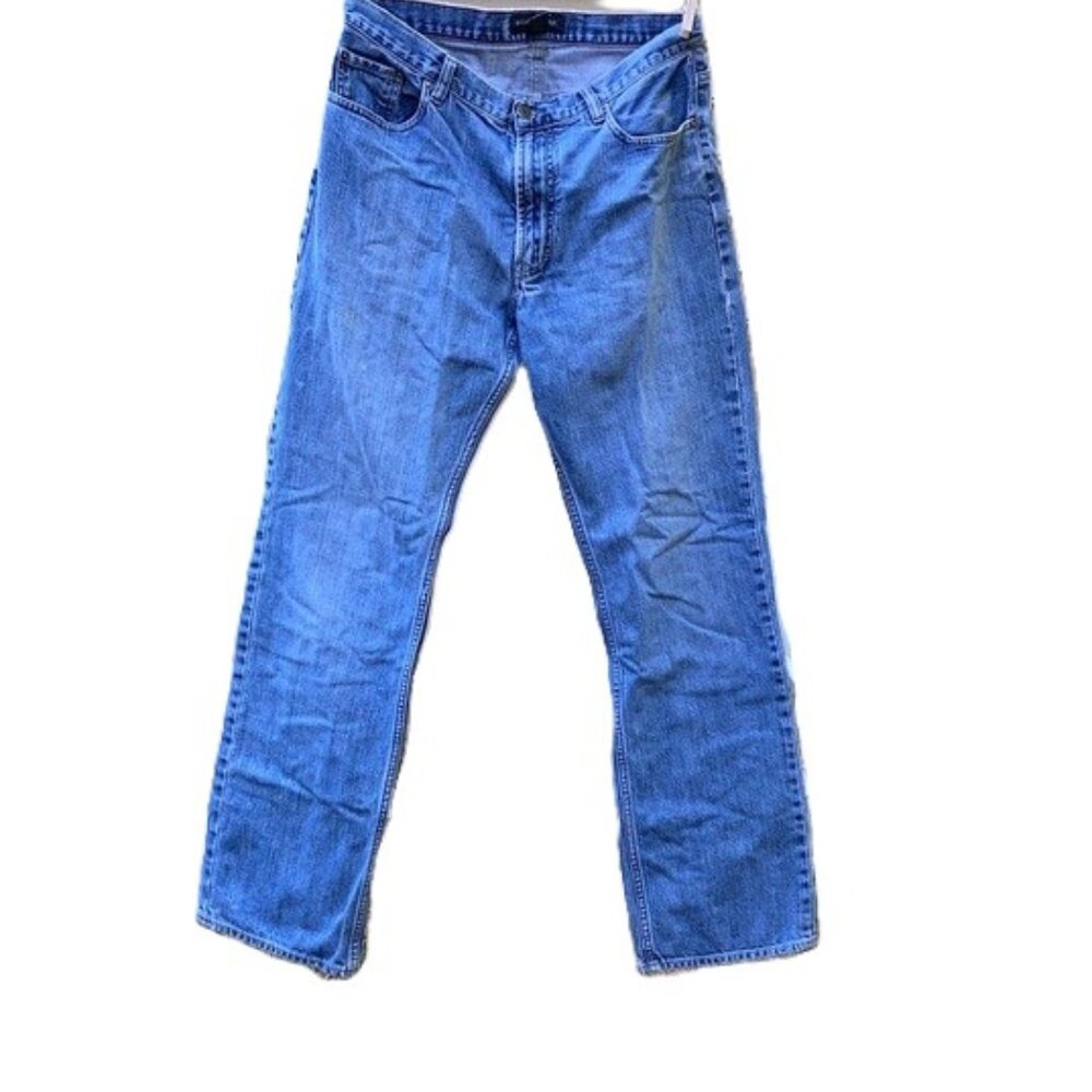 BANANA REPUBLIC Vintage Straight Fit Blue Denim Mens Jeans 34 x 34